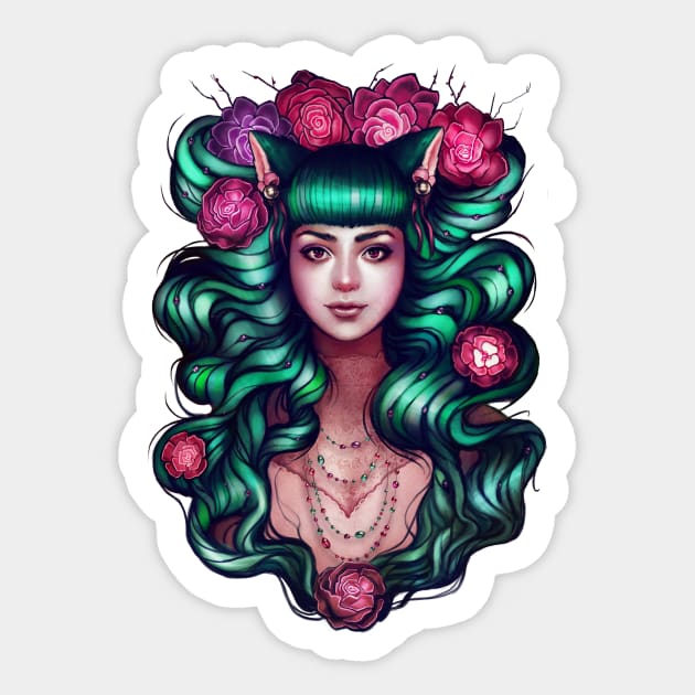 Delilah Sticker by MeganLara